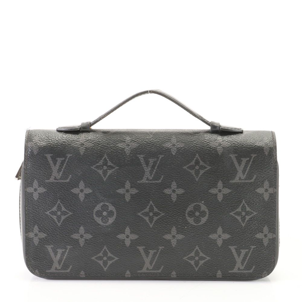 1円 美品 現行品 ルイヴィトン モノグラム エクリプス ジッピーXL 
