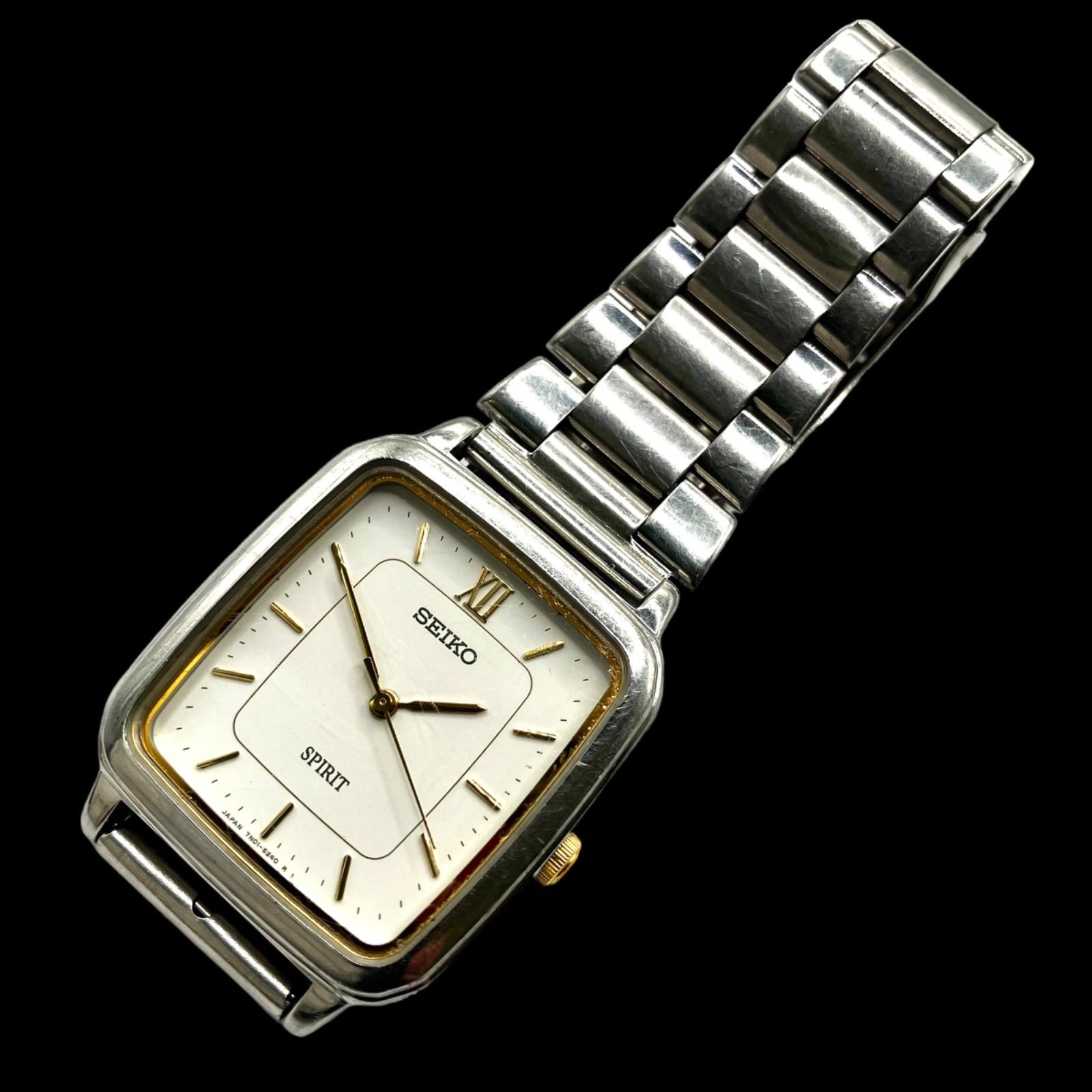 美品⭐️SEIKO SPIRIT】 セイコースピリット クオーツレディース腕時計 スクエアフェイスが印象的 - メルカリ