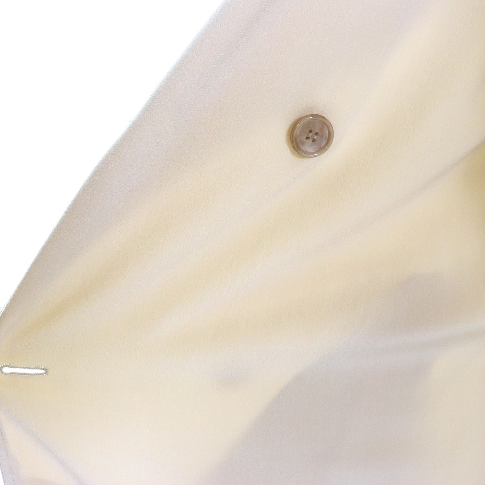 △BURBERRY バーバリー 8054643 シルク100％ ベルト付き ノー ロング トレンチコート 薄手 ベージュ 40 レディース SIROKUMA-CORPORATION_COM