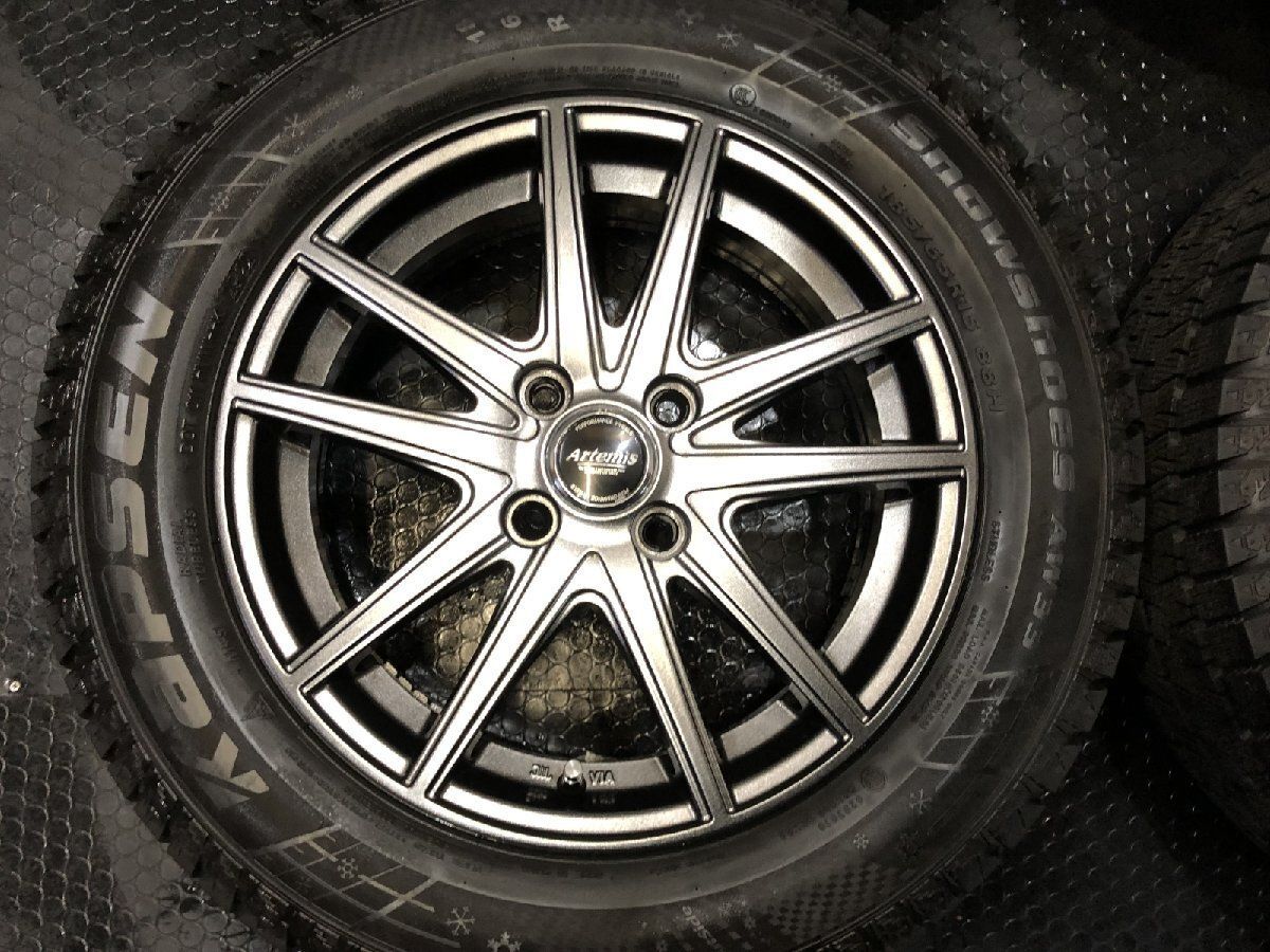 タイヤ走行短め【KAPSEN Snowshoes AW33 185/65R15】スタッドレス 