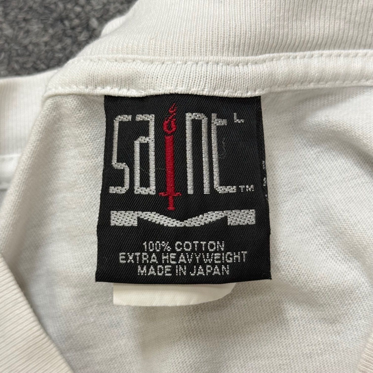 SAINT MICHAEL × Disney 23SS DS_SS TEE WHITE QN アリスイン 