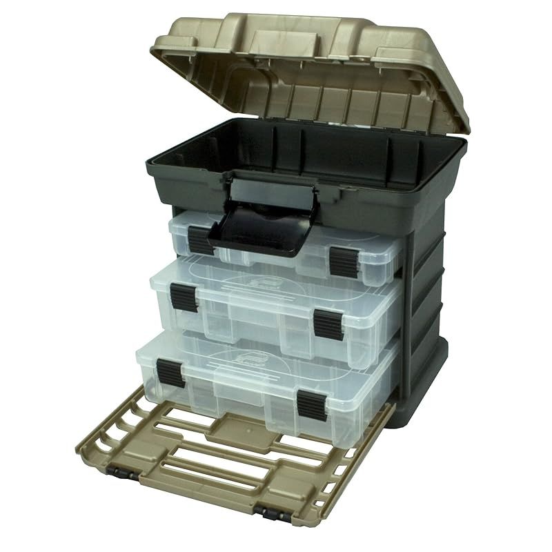 新着商品 Plano 136330 3段トレー付工具箱 グレー 深 1