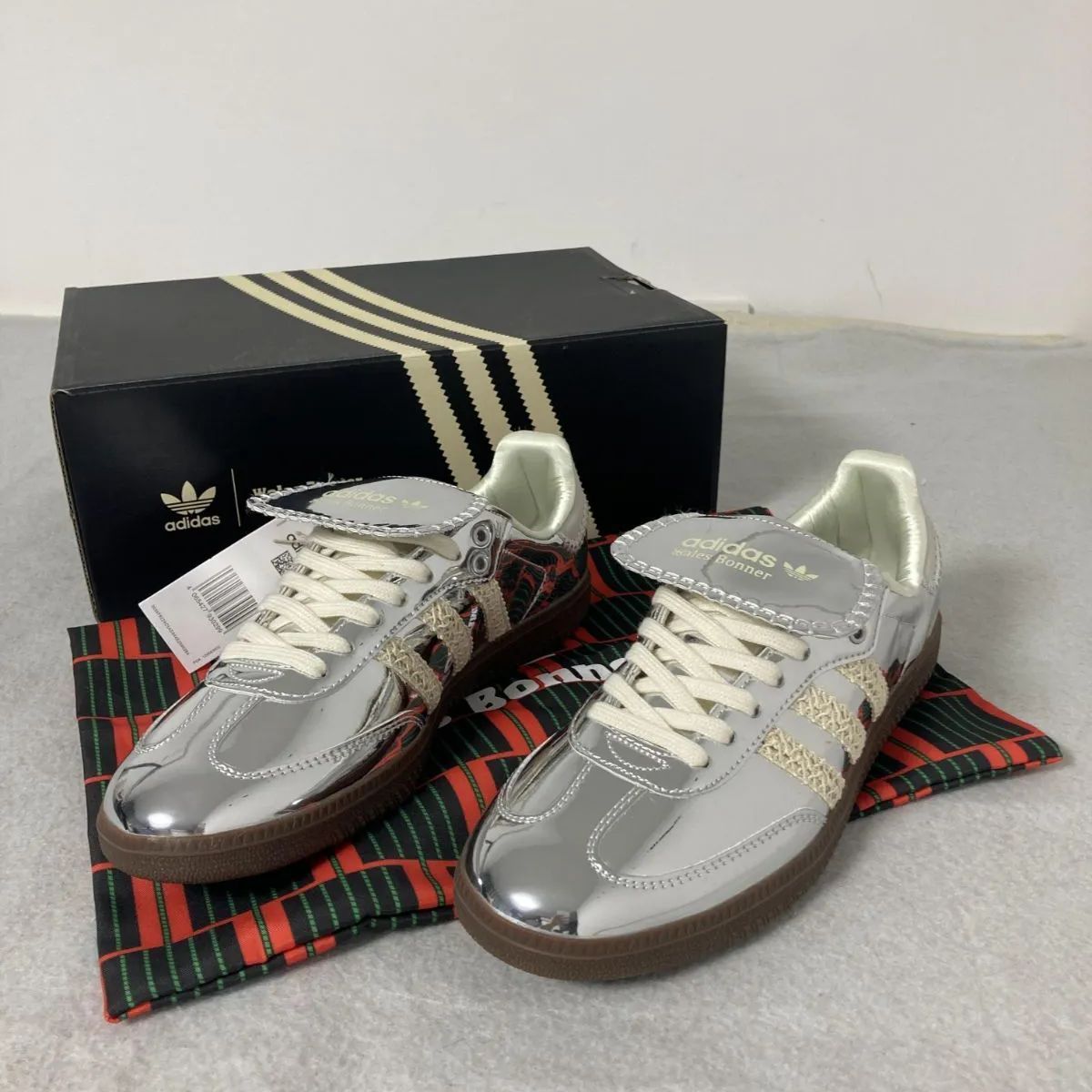 アディダス adidas Samba × Wales Bonner ウェールズボナー シルバー Silver