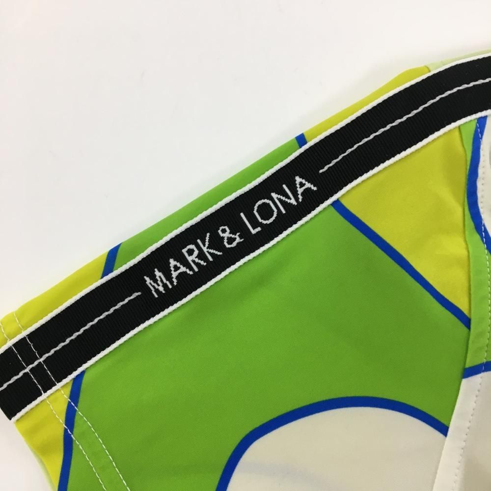 MARK&amp;LONA - 【超美品】マークアンドロナ 半袖ポロシャツ 白×グリーン 総柄 スカル  レディース 38(M) ゴルフウェア 2024年モデル MARK＆LONA MARK&LONA 【新品】マークアンドロナ 半袖ポロシャツ 黒×マルチ