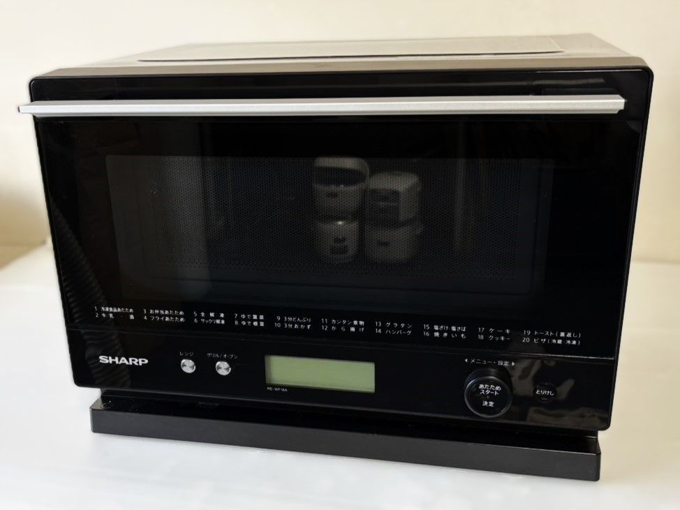 動作品 SHARP 電子レンジ シャープ PLAINLY RE-WF18A-B 2020年製