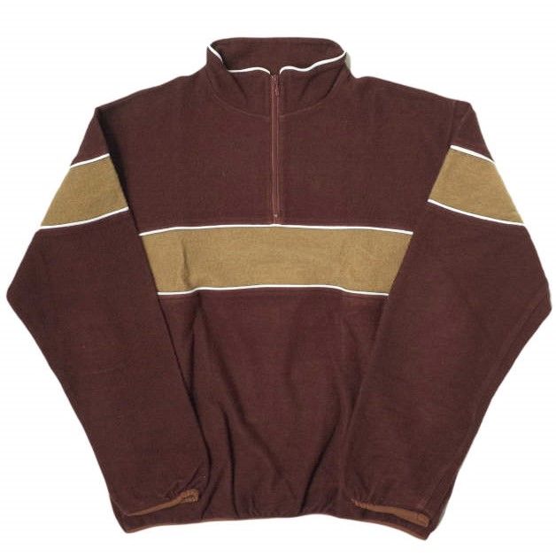 tone トーン 日本製 HALF ZIP WOOL SWEAT ハーフジップウールスウェット TO-AW17-CLS01 L BURGUNDY トレーナー ライン プルオーバー トップス mc68577