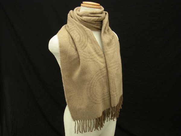 エルメス HERMES 24番地のサーキット カシミヤマフラー◆新品未使用 HERMES エルメス マフラー フリンジ 24番地のサーキット