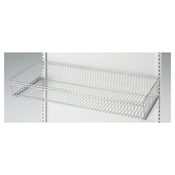 ワイヤーバスケットセット 3段可変式 KS／KZホワイト用 W90cmタイプ D35cm  61-28-6-2 