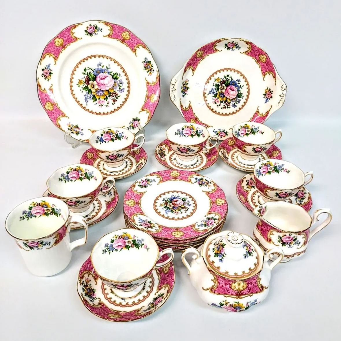 美品】ロイヤルアルバート ボーンチャイナ イングランド レディ