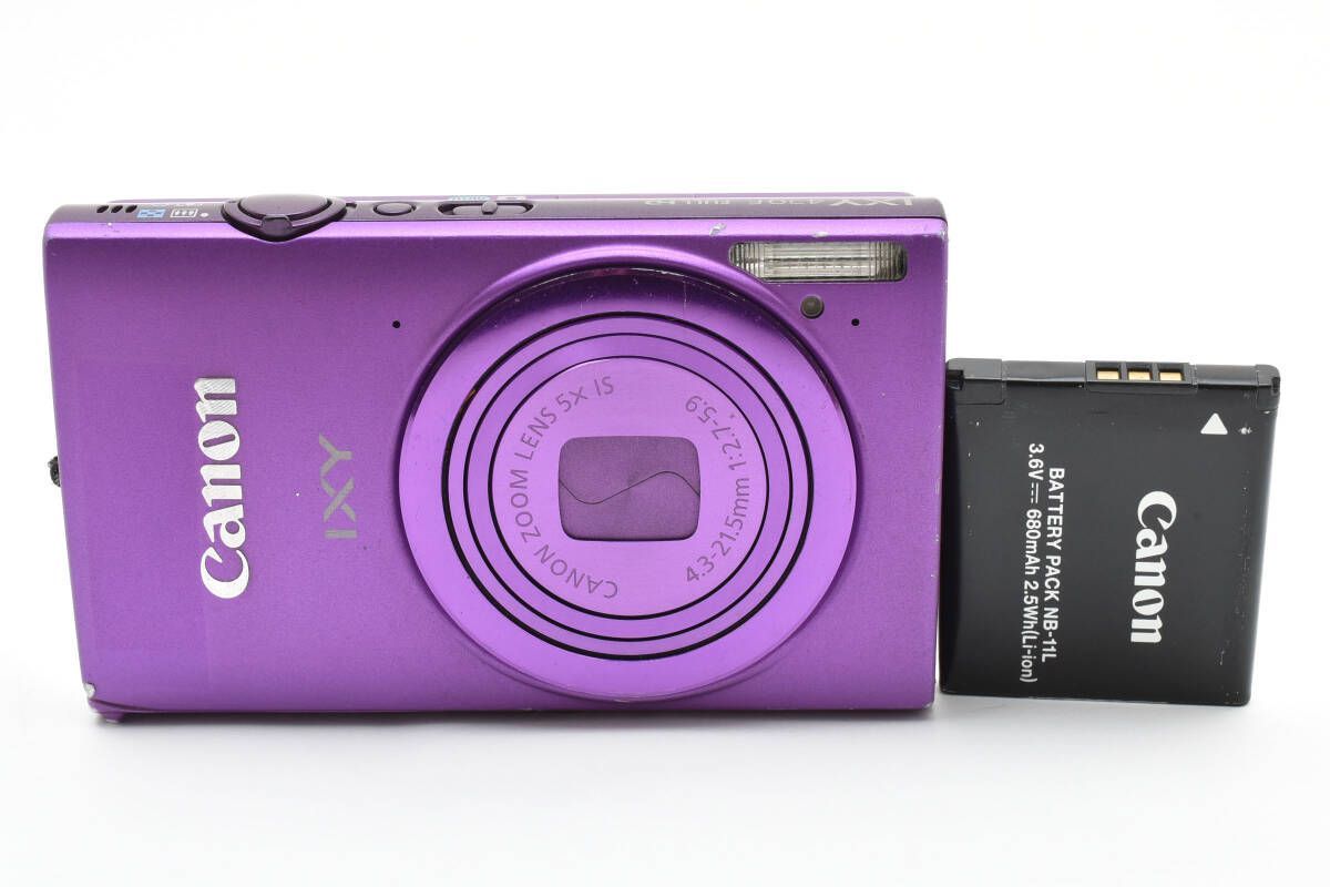 ☆良品☆ キヤノン Canon IXY 430F PC1733 パープル コンパクト