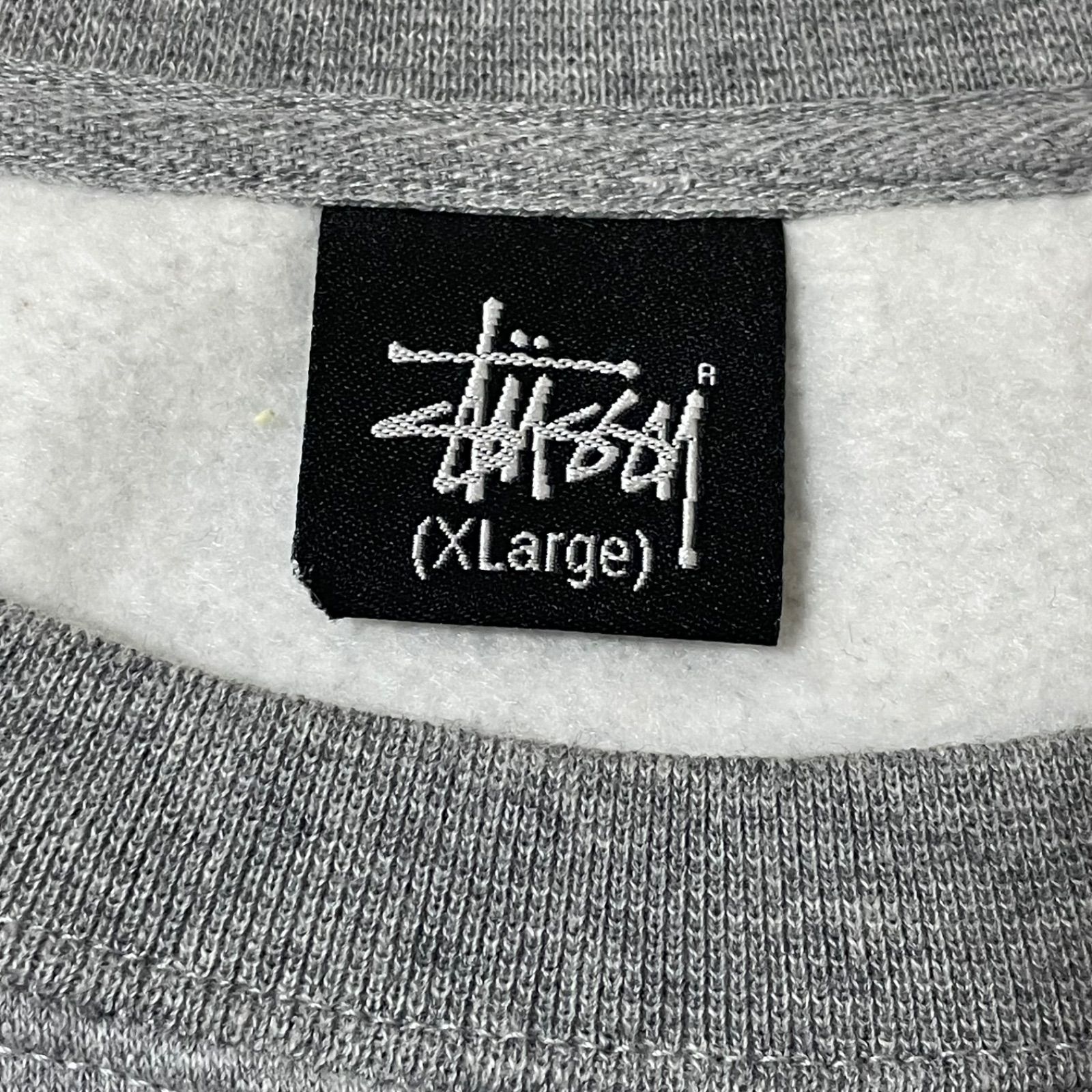 STUSSY STOCK LOGO CREW スウェット バックプリント