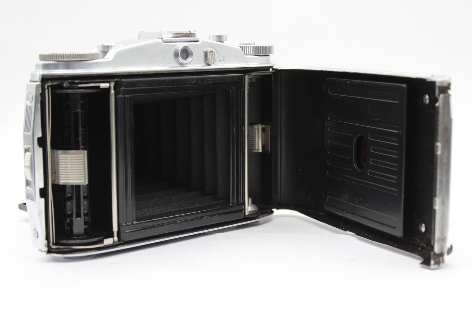 Agfa ISOLETTE II Apotar 85mm F4.5 美品 返品保証】 AGFA ISOLETTE II agfa Apotar 85mm F4.5 蛇腹カメラ s441