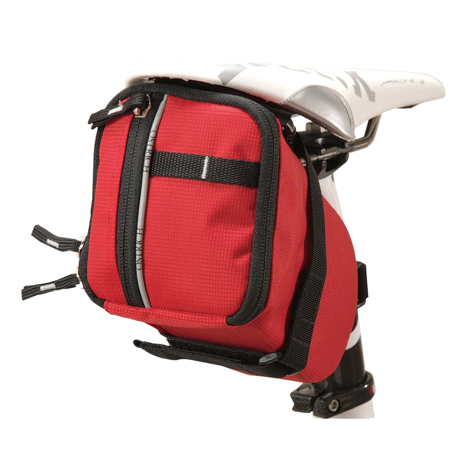 【特価商品】レッド [SP-605] サドルバッグ オーストリッチ(OSTRICH)