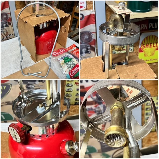 コールマン Coleman ランタン 1970年8月 200A パテペン 箱入り 取説等 完品