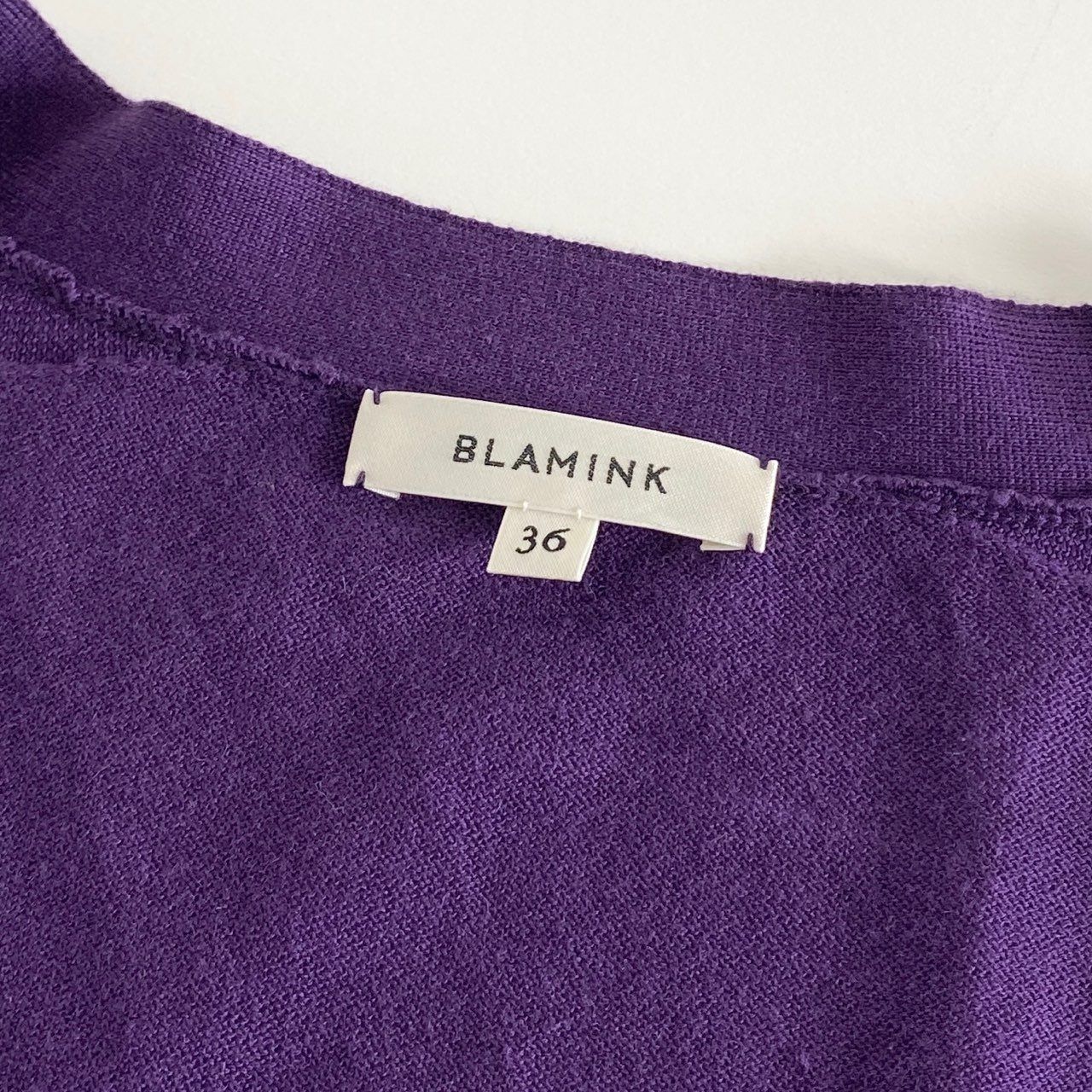 50h10 BLAMINK ブラミンク 18G サイドスリット ニット
