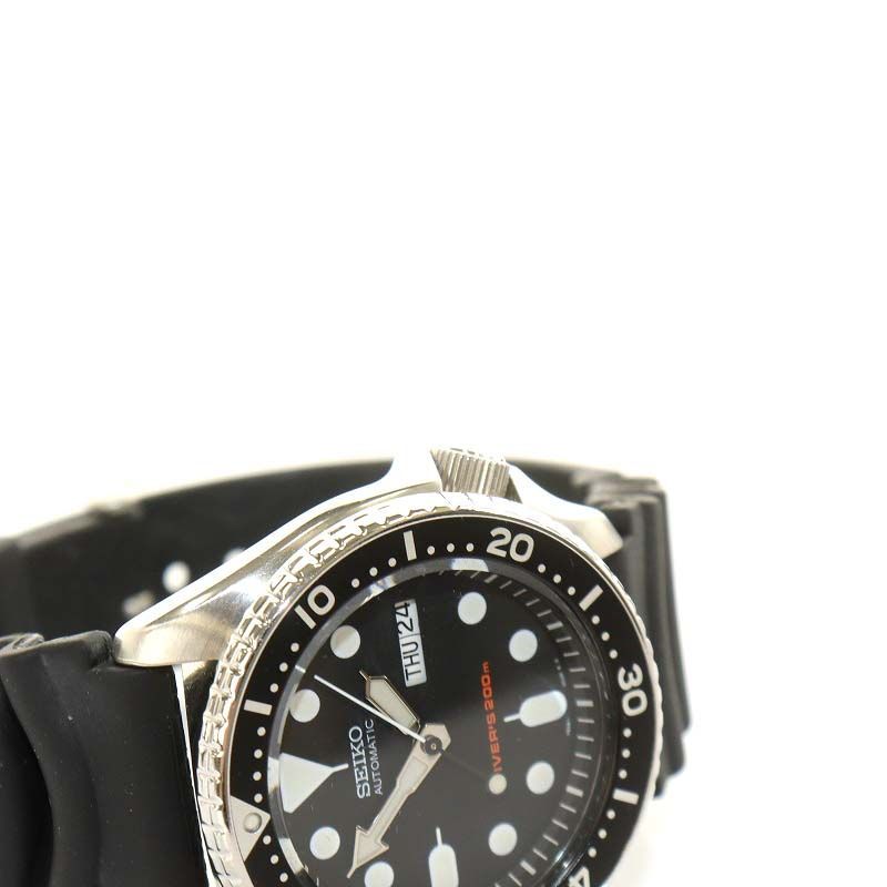 SEIKO セイコー ブラックボーイ 自動巻き ラバーベルト SEIKO DIVER´S セイコー ダイバーズ 200M防水 7S26-0020 自動巻き