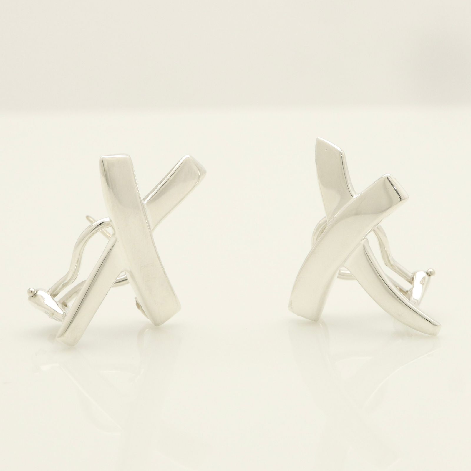 美品】ティファニー TIFFANY&Co. ラージ キス クロス