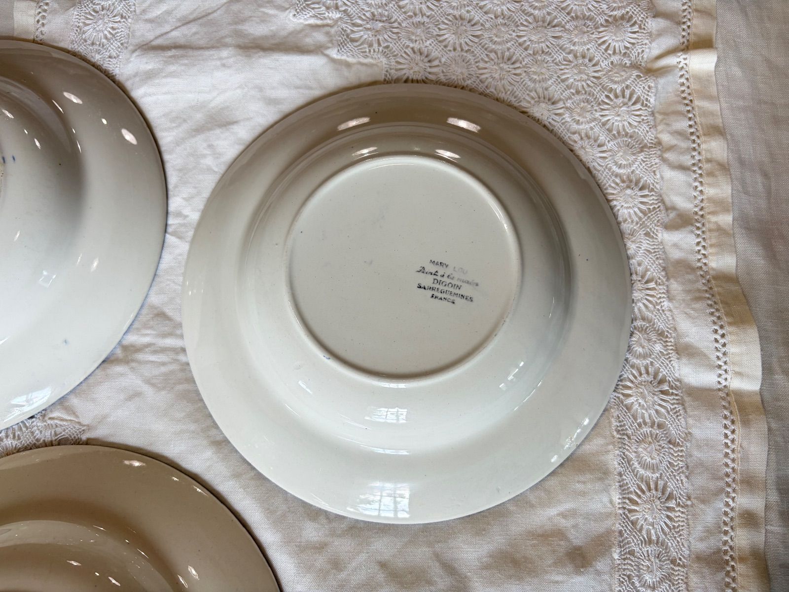 ３枚セット フランスアンティークプレート