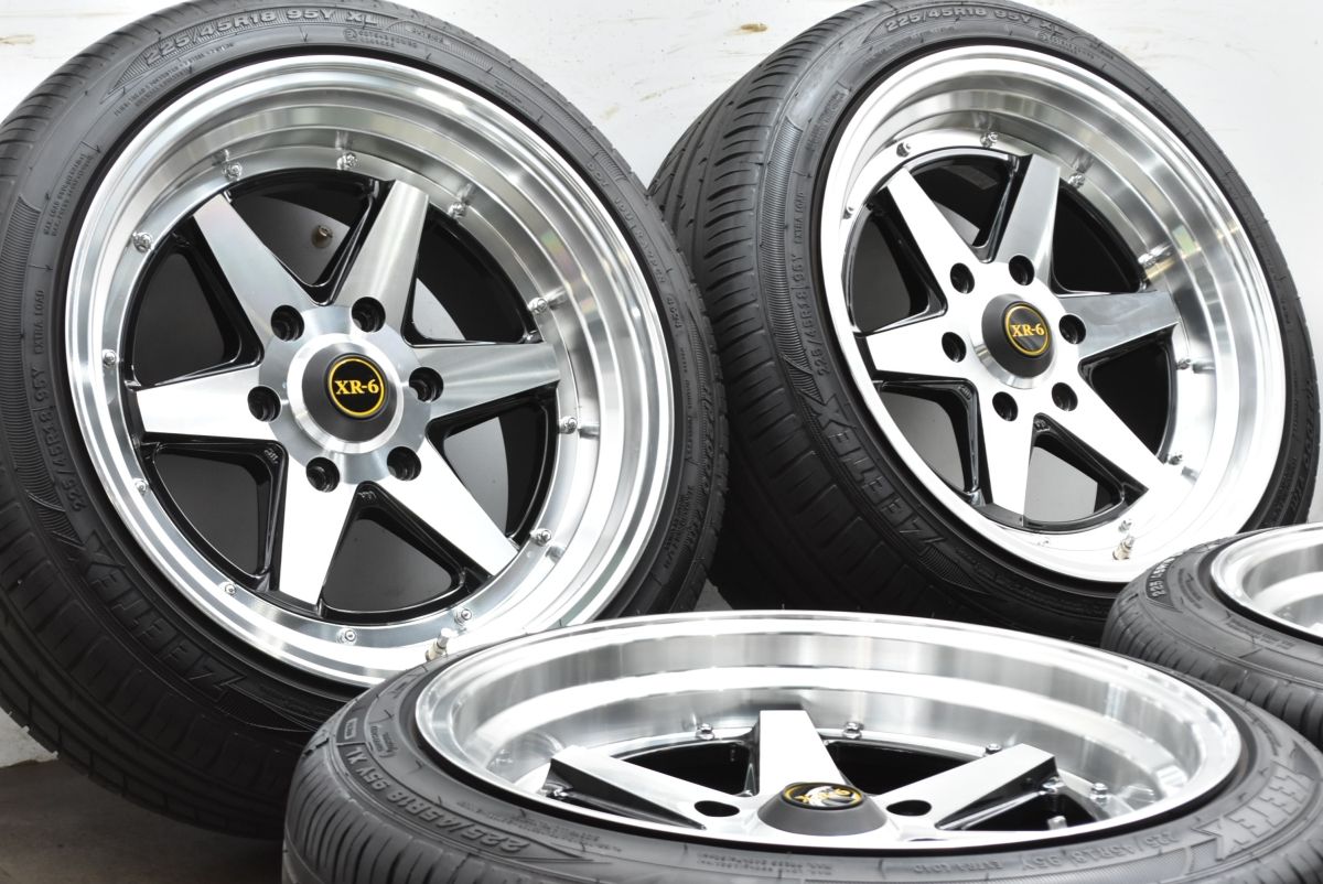 良好品 FABULOUS BARONE XR-6 18in 9J 25 PCD139.7 ジーテックス HP2000 vfm 225|45R18 ハイエース レジアスエース カスタム用 可