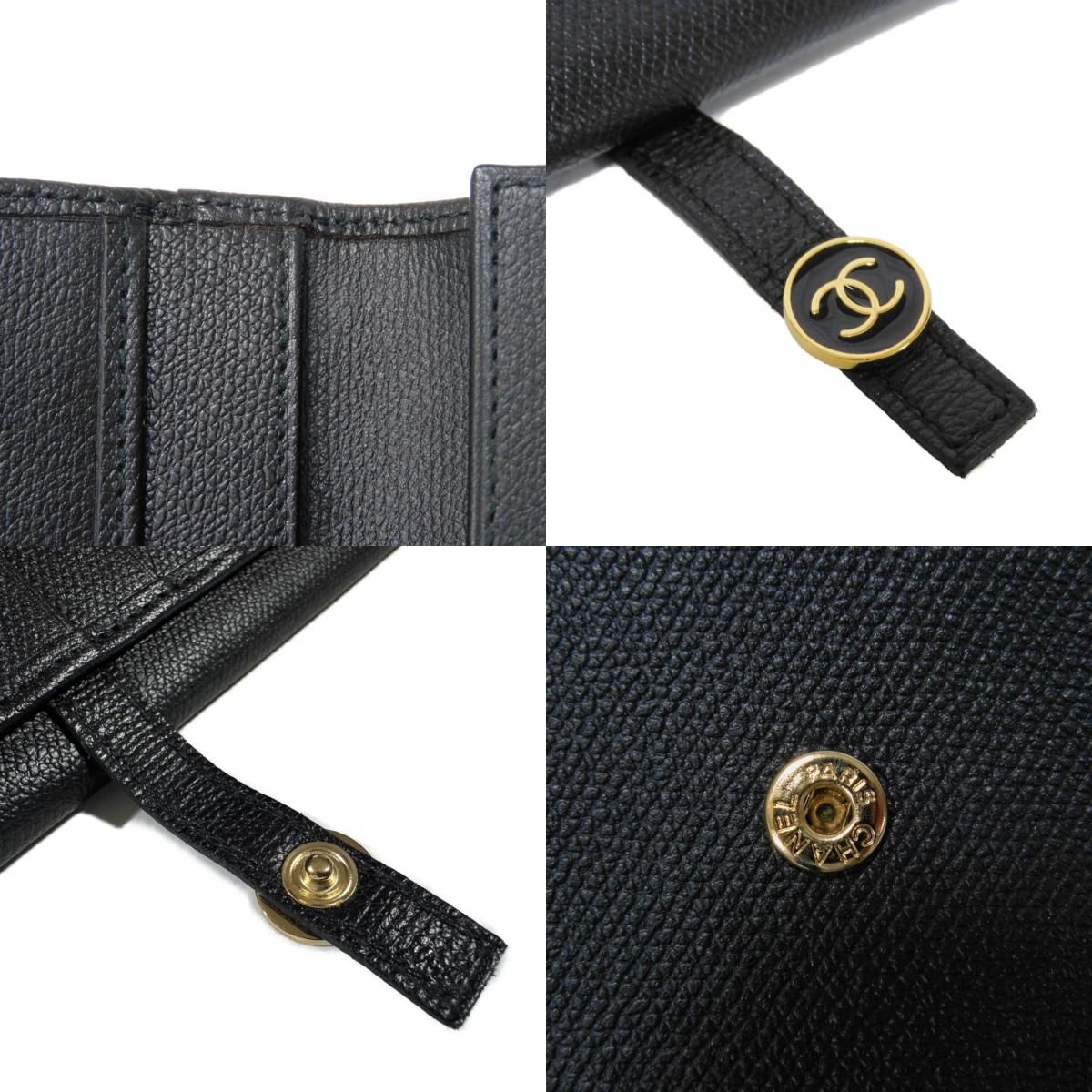 CHANEL シャネル ココボタン ロング フラップ ウォレット 美品 CC 