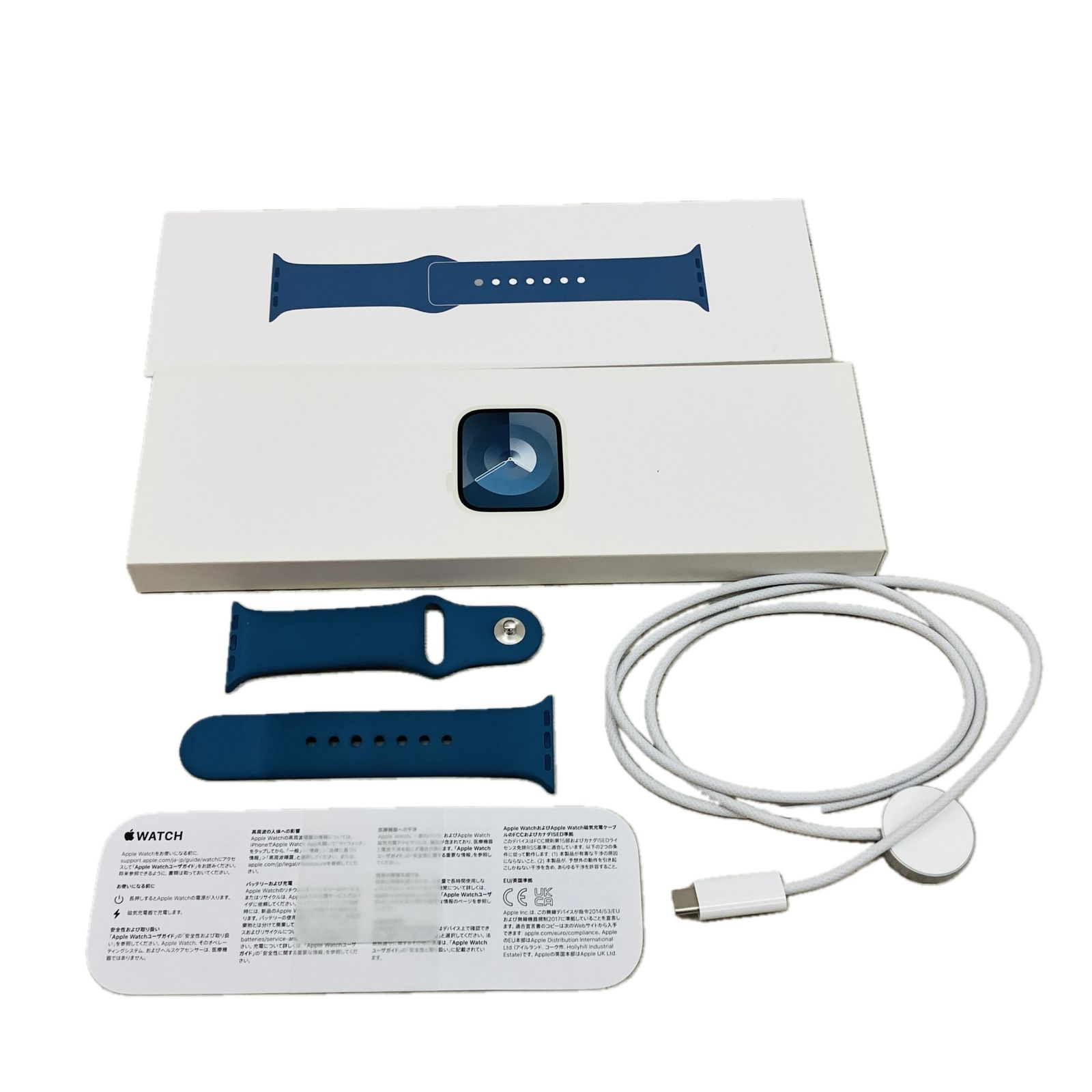 Apple Watch Series 9 41mm GPS 64GB MR9M3J|A シルバー GPSモデル バッテリー最大容量87% アップル C10459656