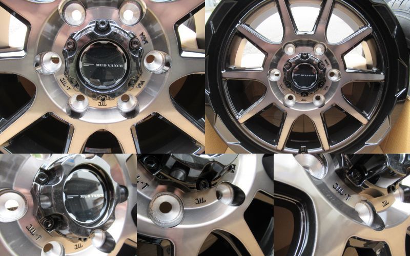 送料沖縄 離島を除き無料 200系ハイエース用 WEDS ADVENTURE MUD VANCE 06 17インチ BPブロンズクリアー ホワイトレター215 60R17 NASCARPLUSタイヤ 4本セット