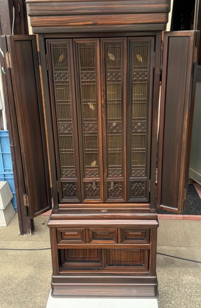 【送料込み/匿名配送】高級仏壇・御霊抜き済み dfa9293b7bd638f1421b277a610461