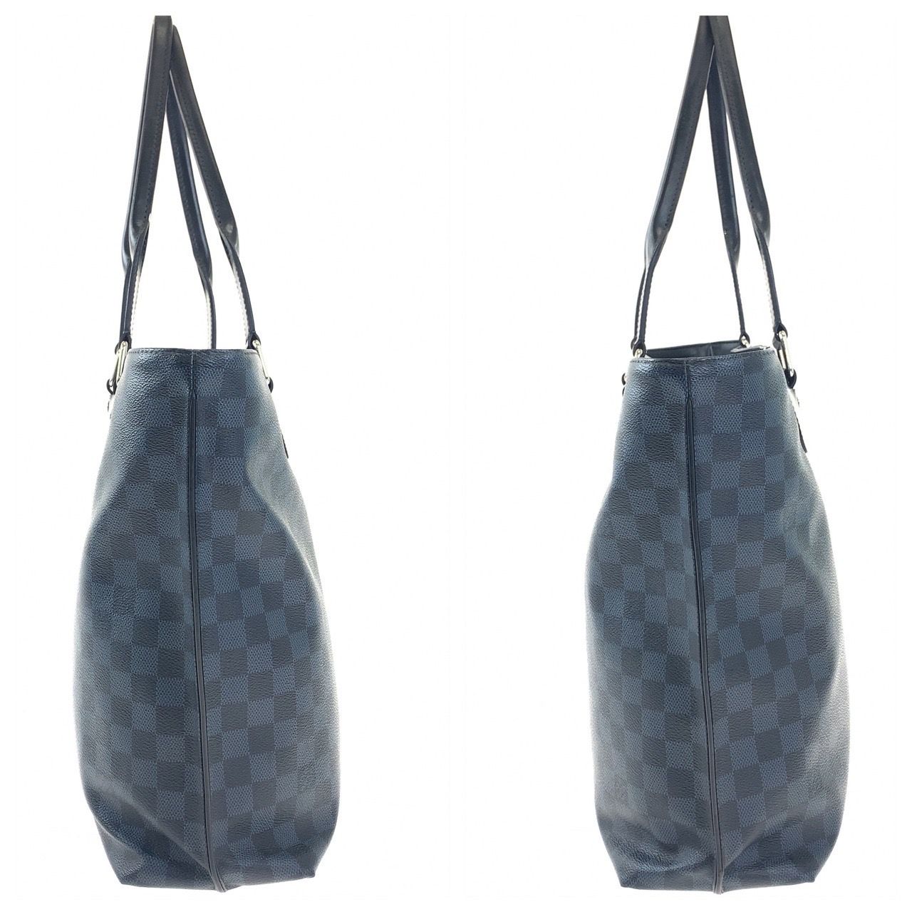 LOUIS VUITTON ルイヴィトン ダミエグラフィット コバルト カバ・ヴォワヤージュ ネイビー PVC /レザー N41397 トートバッグ  ショルダーバッグ メンズ 400448 【中古】【中古】 - メルカリ