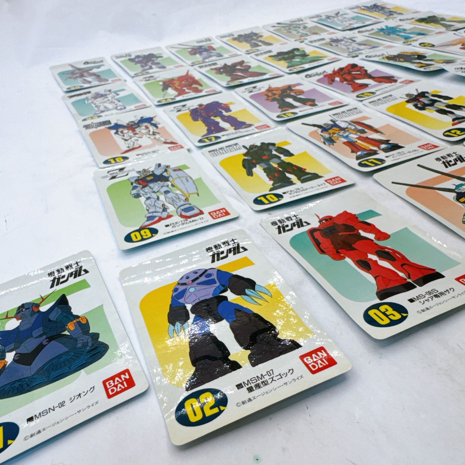 ガンプラキャンペーンクイズステッカー 全４５種　コンプ バンダイ 1991 ガンプラ購入キャンペーン ガンダム・クイズ ステッカー