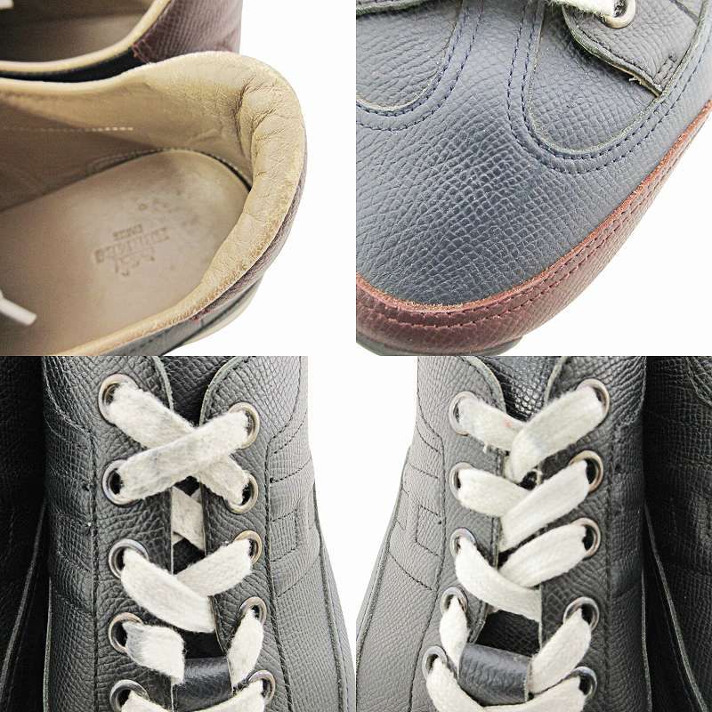 エルメス クイックスニーカー HERMES Quick クイック / エルメス Hロゴ コットンキャンバス