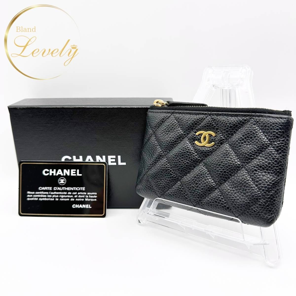 CHANEL シャネル マトラッセ キャビアスキン コインケース コイン 