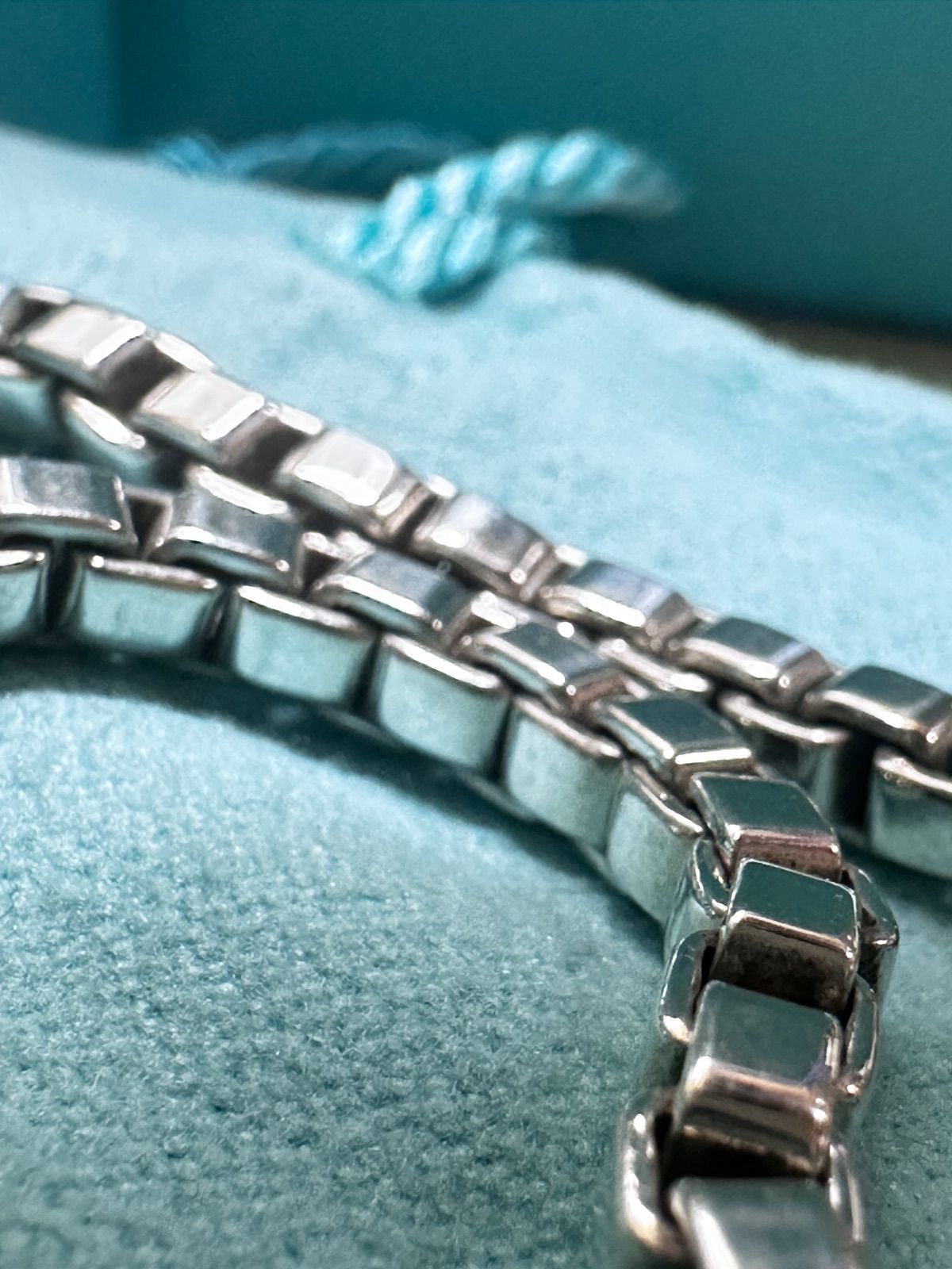 極美品TIFFANY&Co. ティファニー ベネチアンブレスレット 18.5cm