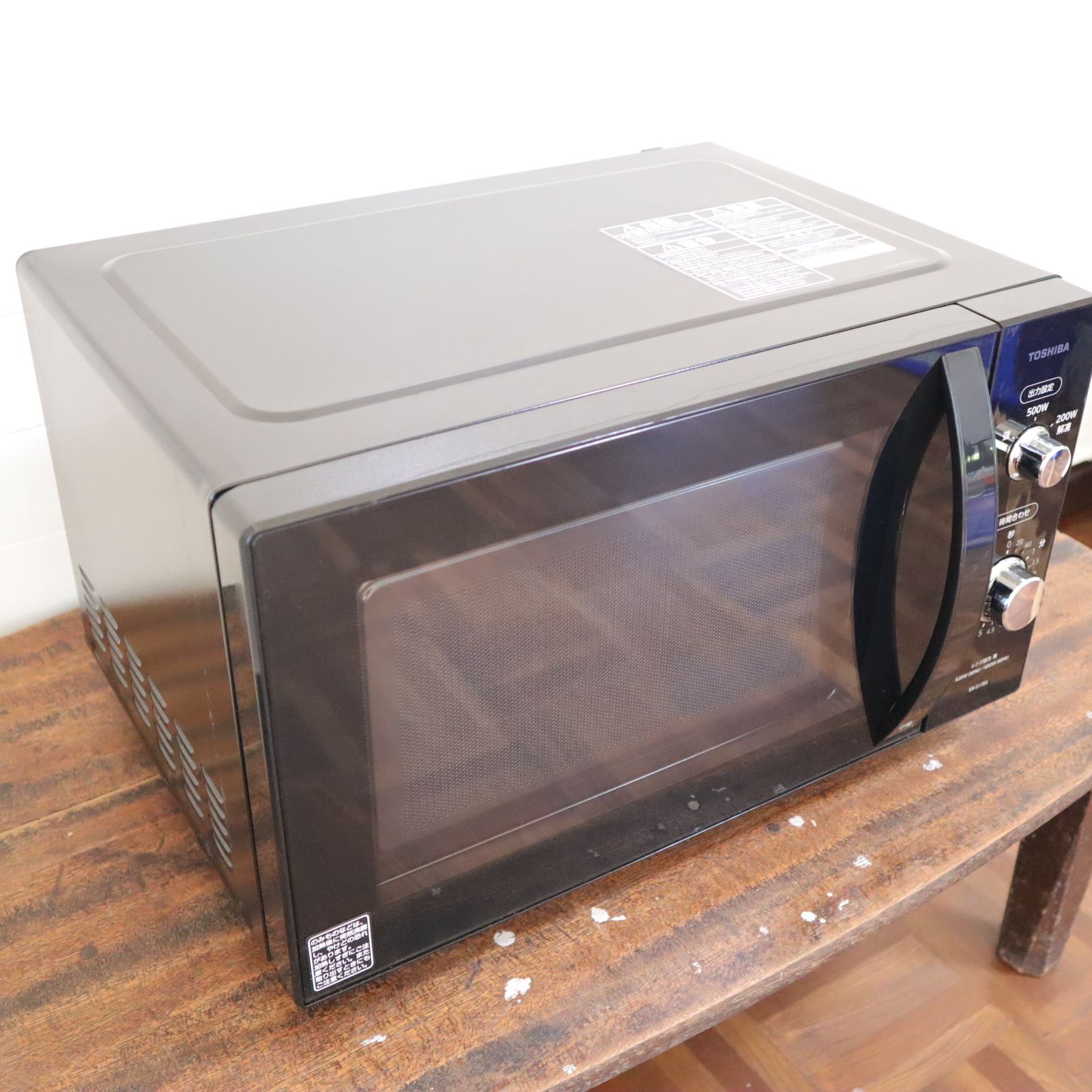 TOSHIBA 東芝 電子レンジ ER-S176E6(K) 2022年製 単機能