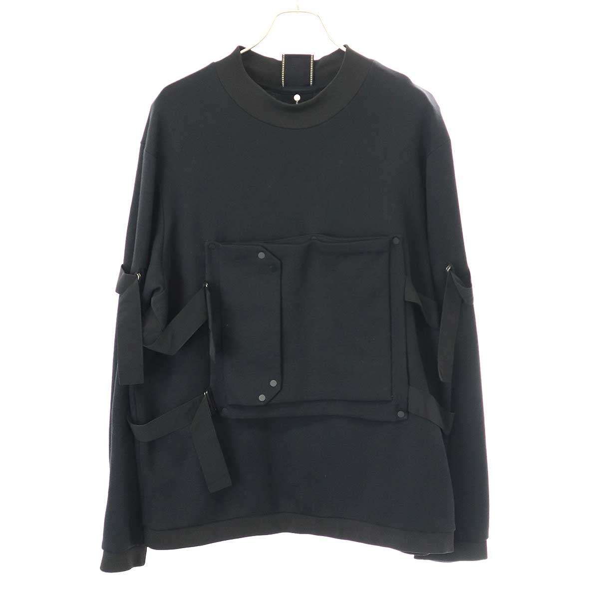 OAMC オーエーエムシー 17AW TACTICAL MOCKNECK タクティカル モックネックスウェットトレーナー I024519 ブラック系 L OAMC オーエーエムシー 17AW TACTICAL MOCKNECK タクティカル モック