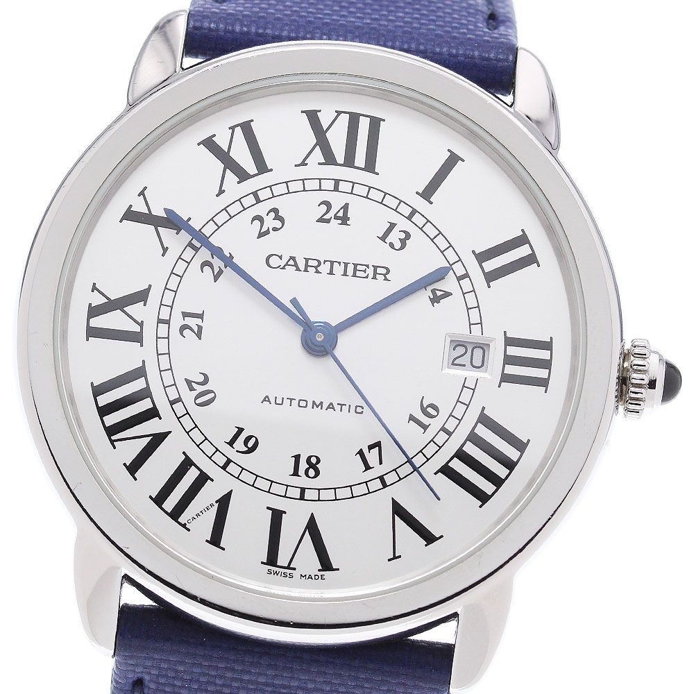 カルティエ CARTIER WSRN0022 ロンドソロ デイト 自動巻き メンズ_863093