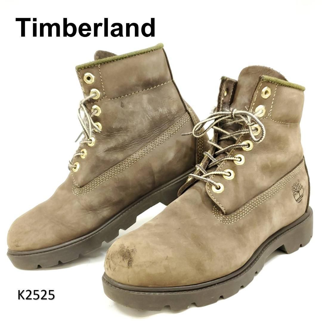 【美品】Timberland ティンバーランド ブーツ ヌバック　25cm ティンバーランド 6インチブーツ ヌバック PRO SERIESモデル