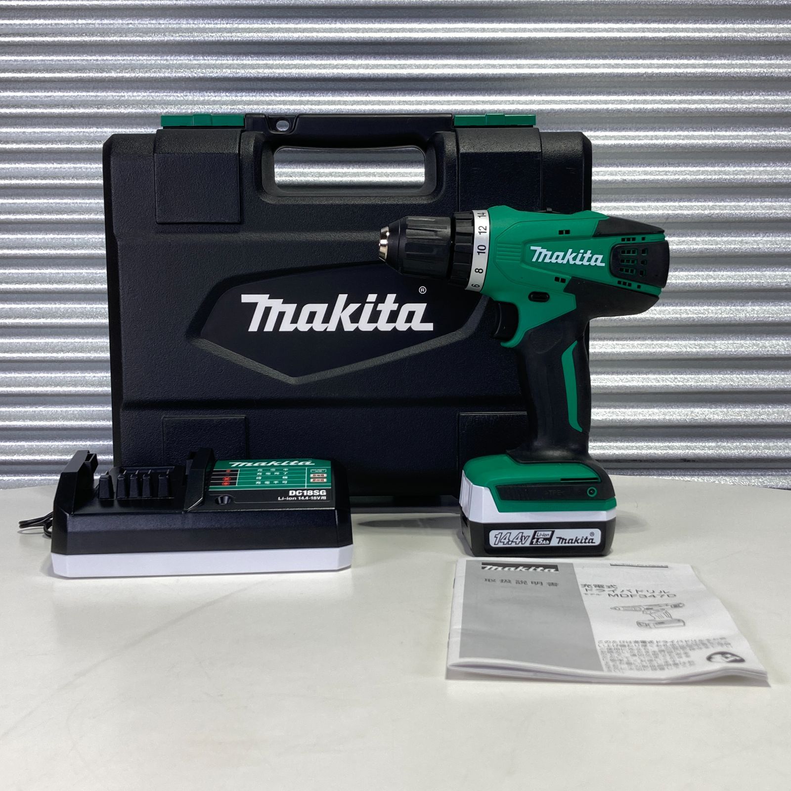 中古 makita マキタ 充電式ドライバドリル MDF347DS 14.4V 電動工具
