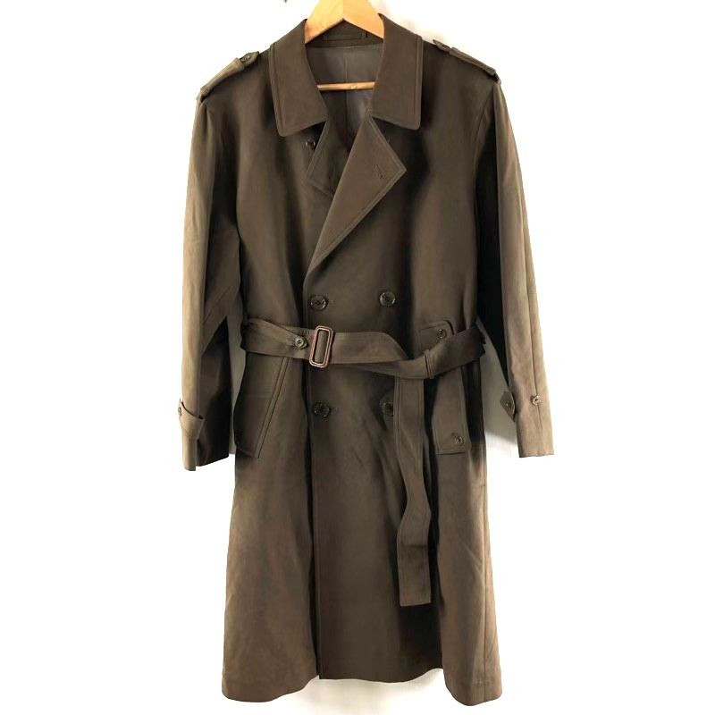 ランバン LANVIN コート トレンチコート ロング丈 ベルト付き
