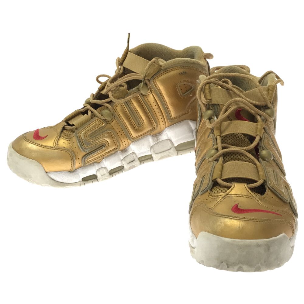 シュプリーム ×ナイキ/NIKE 17SS AIR MORE UPTEMPO 902290-700 エア ...