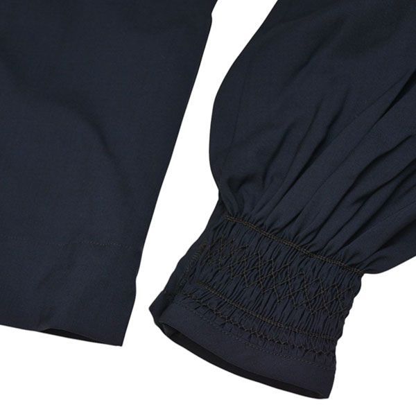＊新品＊23AW A&S Smocking Sleeve Blouse silk 0241L62710144_Around-tuck-