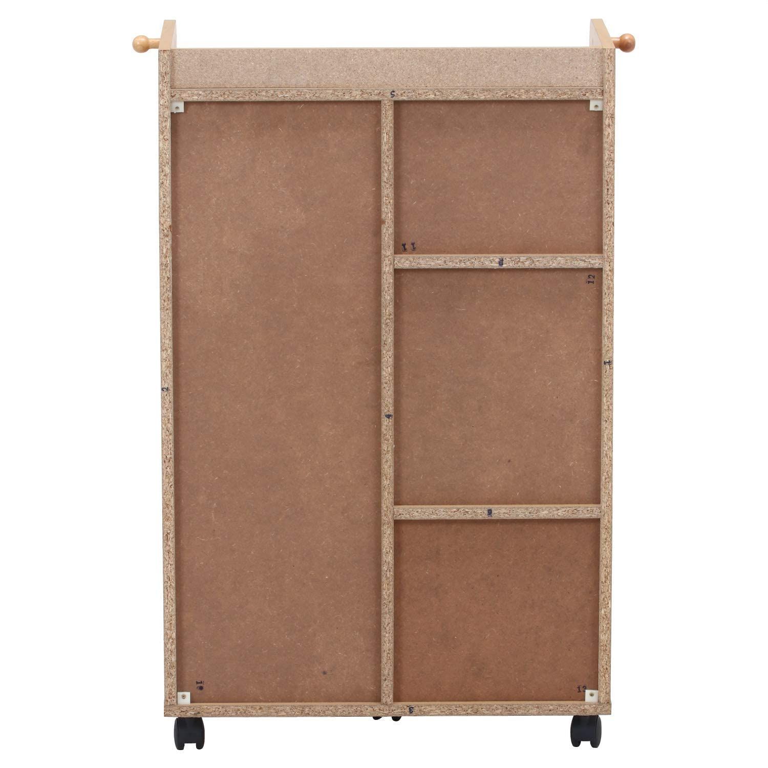 在庫セール A4サイズ対応 本棚 書類収納 ハンガーラック キャスター付き ナチュラル 幅58×奥行34×高さ92cm NORM 子供用 ランドセルラック 98893 リビング収納 不二貿易