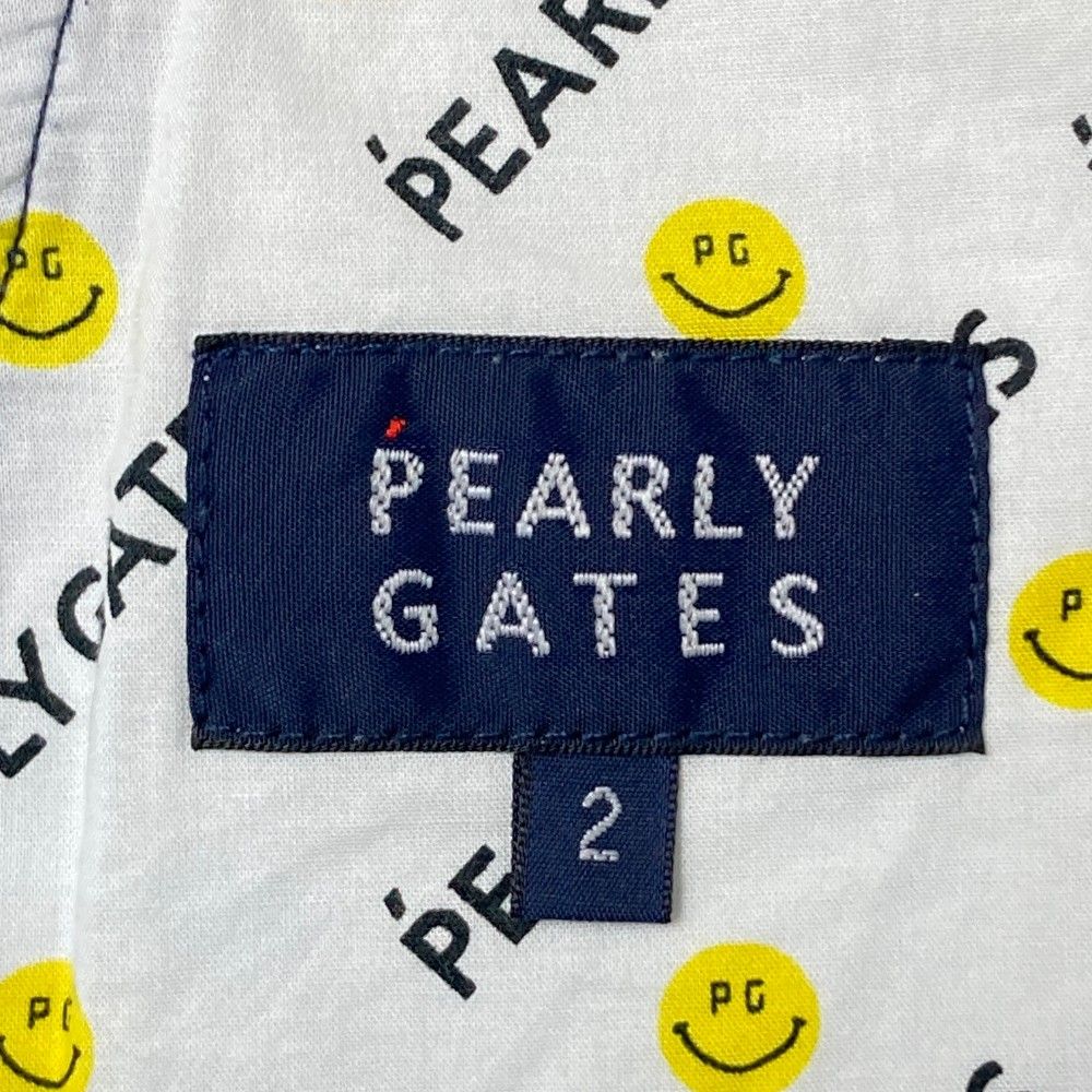 新品　PEARLY GATES スマイリーフェイス柄 パンツ サイズ2 新品 PEARLY GATES スマイリーフェイス柄 パンツ サイズ2