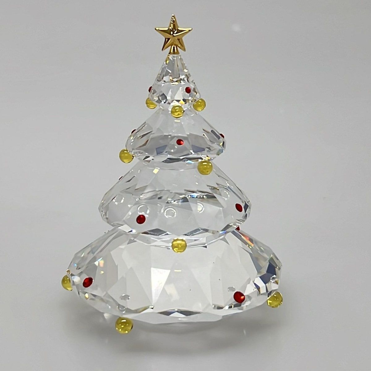 SWAROVSKI スワロフスキー 小物 - A7475NR000606 クリア×イエロー×レッド×ゴールド 置物|ツリー