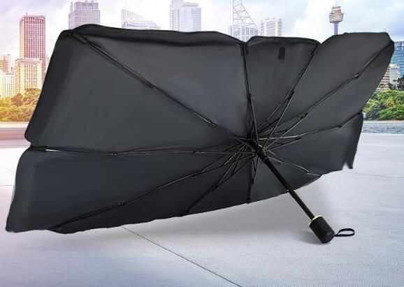 キャデラック専用 サンシェード 折り畳み 傘型 日除け UVカット 収納袋付 LOGO付 エスカレード ATS CTS SRX CT S 6 5 XT 6 5 4