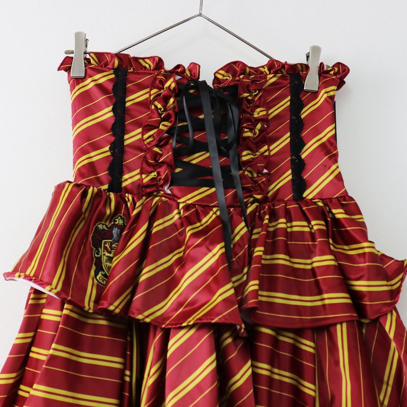 アトリエピエロ　ハリーポッター　コルセットスカート　グリフィンドール 新品 アトリエピエロ ハリーポッター ケープ スカート セット