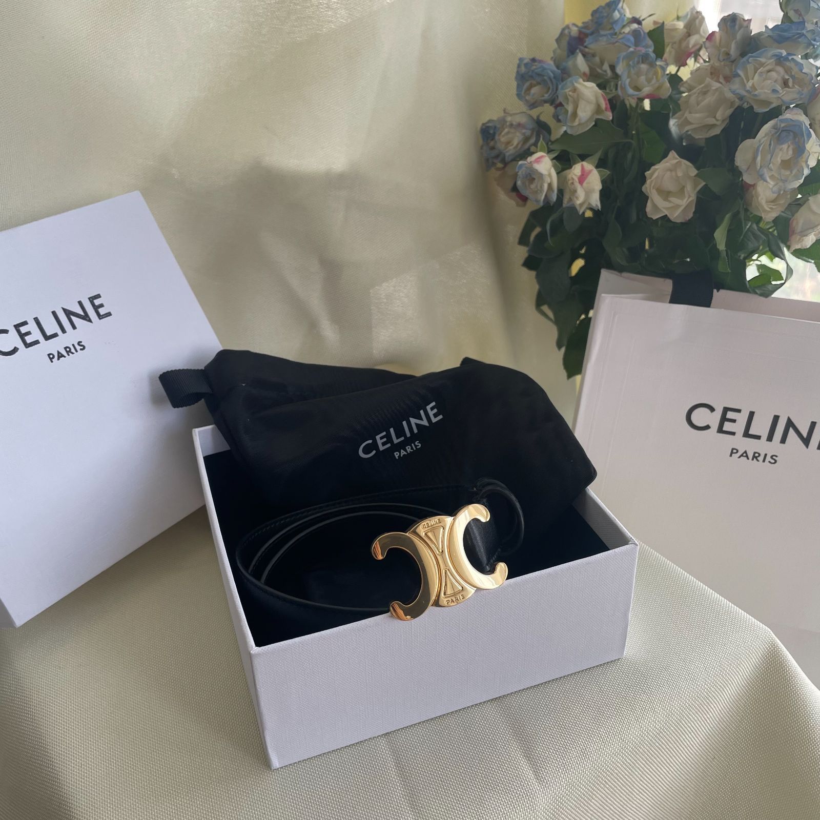 ⭐️  CELINE  ミディアム トリオンフ ベルト セリーヌ ⭐️