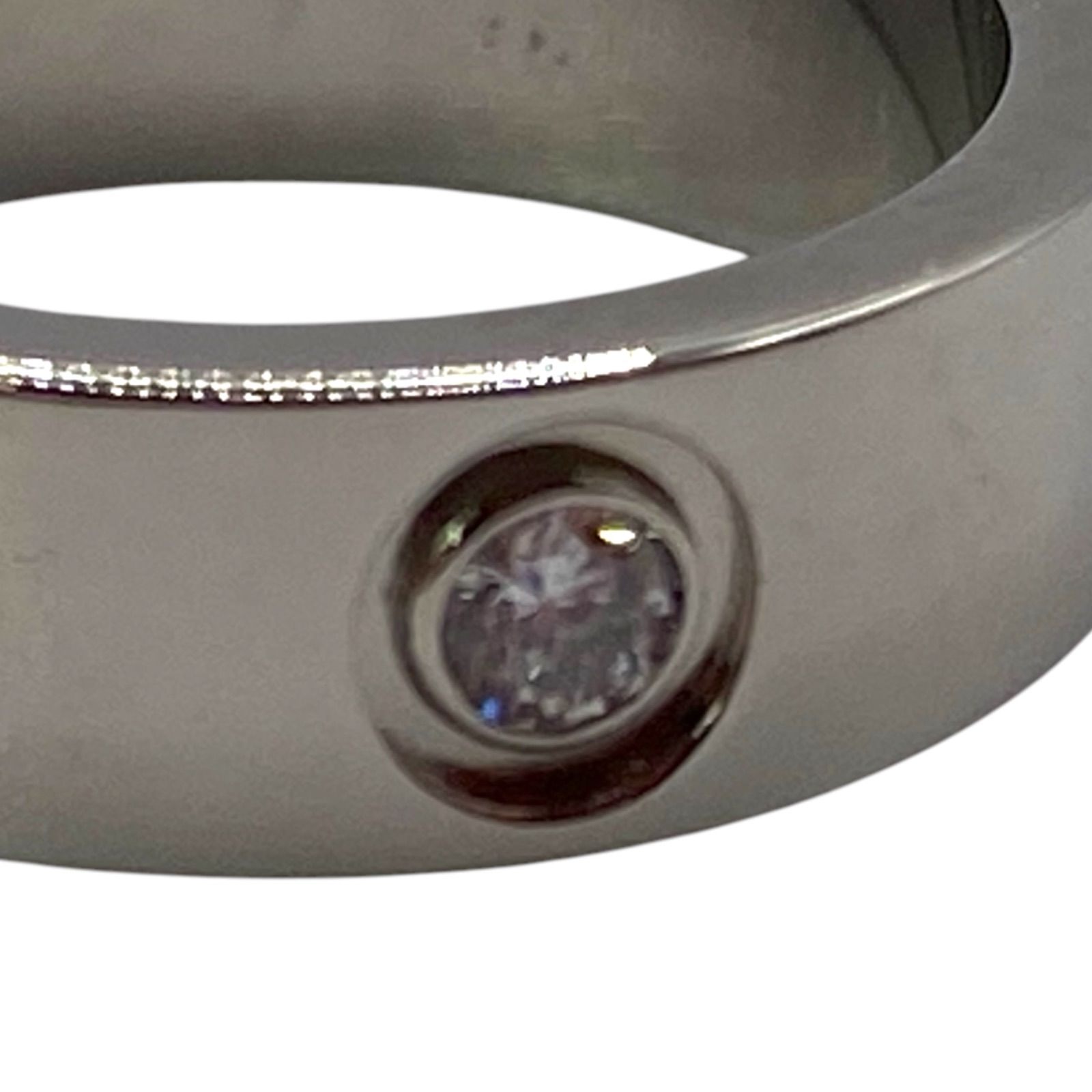 ○美品 カルティエ Cartier ラブリング PT950 プラチナ 8号 