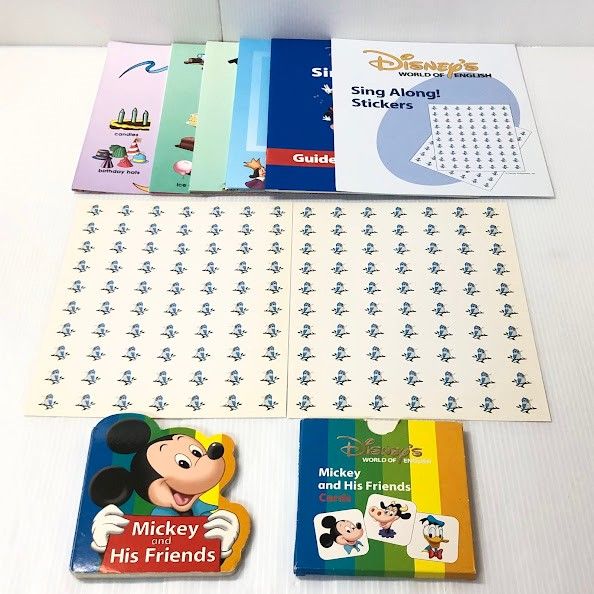 2012年シングアロング　ディズニー英語 2012年購入 シングアロングセット DVD12枚 旧子役 絵本＆CD 字幕