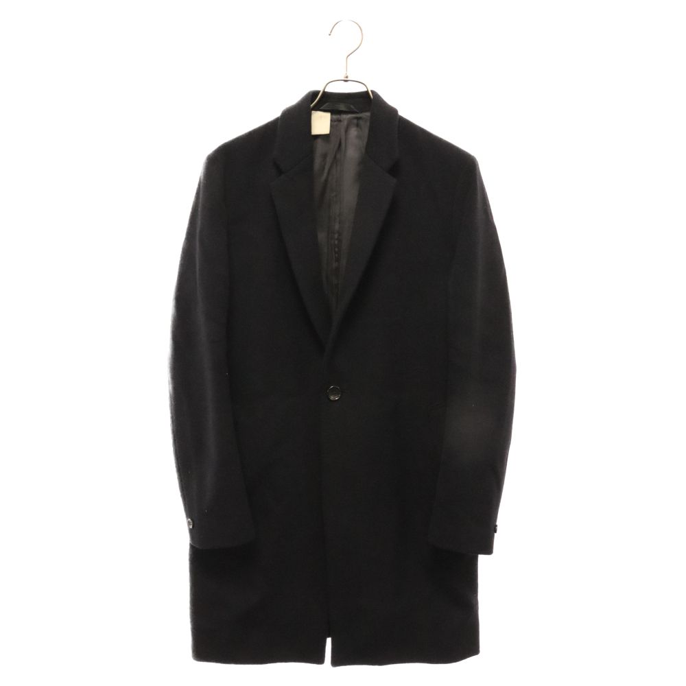 N.HOOLYWOOD (エヌハリウッド) 16AW 1B ウール チェスターコート ブラック 162-C007