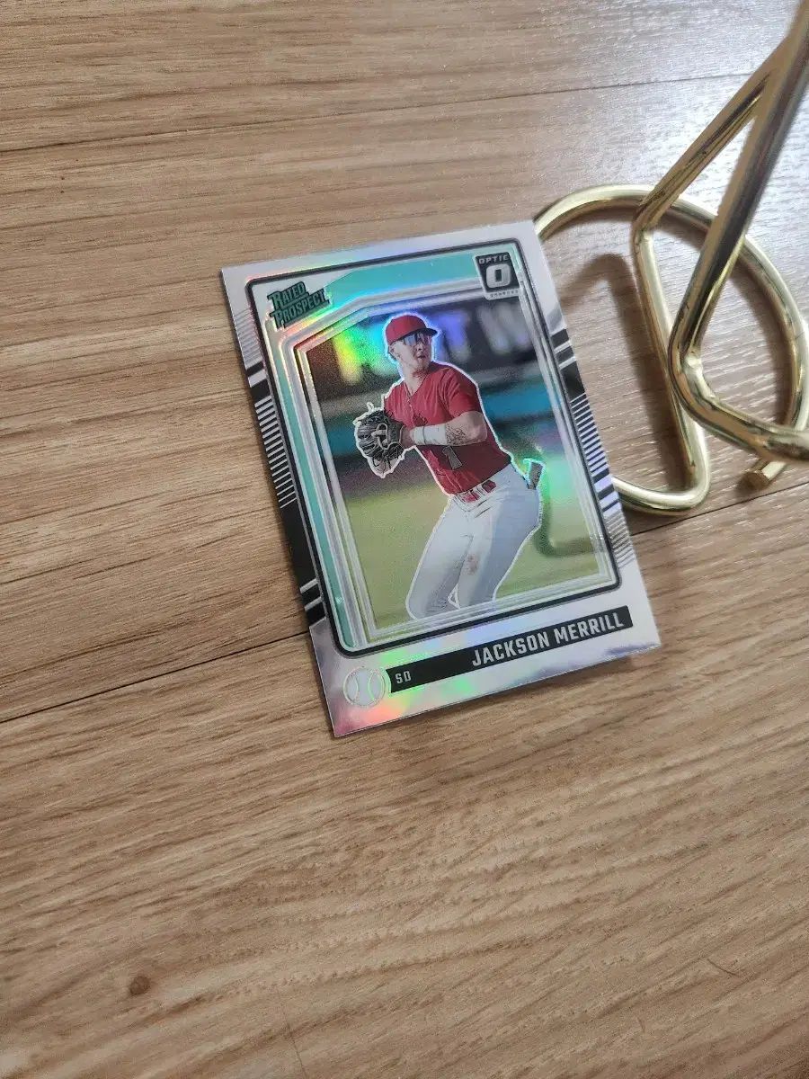 24 Panini パニーニ ドーナス・オプティクス サンディエゴ パドレス ジャクソン・メリル シルバープリズム ルーキーベースボールカード